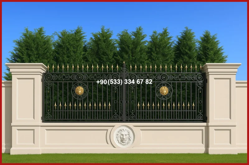 BAHÇE KORKULUKLARI-FERFORJE BAHÇE KORKULUKLARI-DUVAR KORKULUKLARI-DEMİR KORKULUKLARI