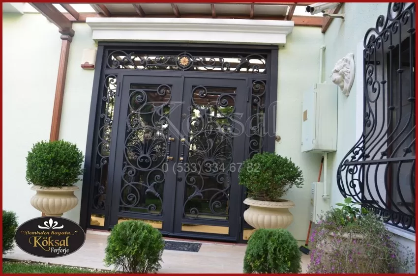 Ferforje Villa Kapı Modelleri - Villa Kapısı