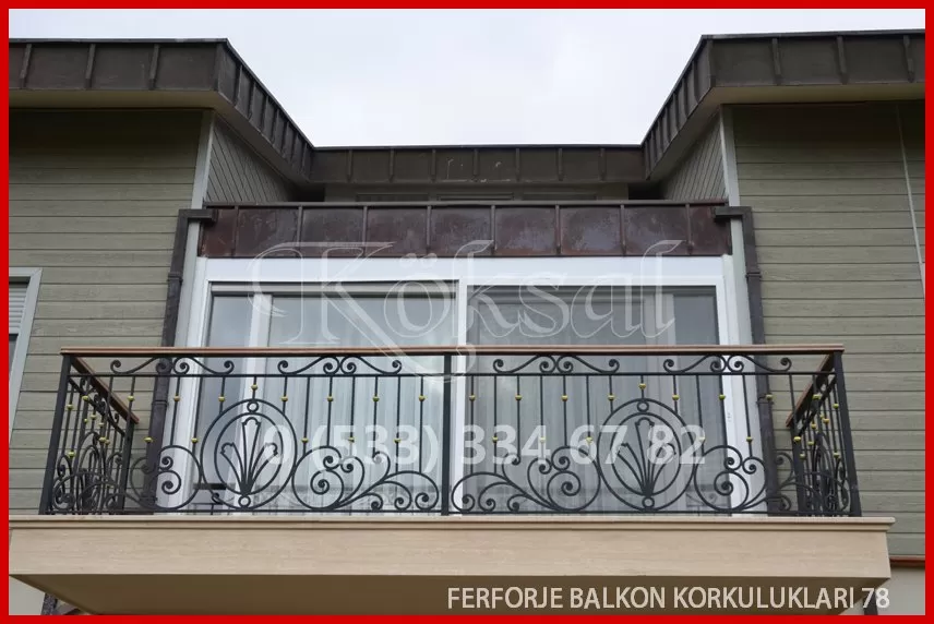 Ferforje Balkon Korkulukları 78