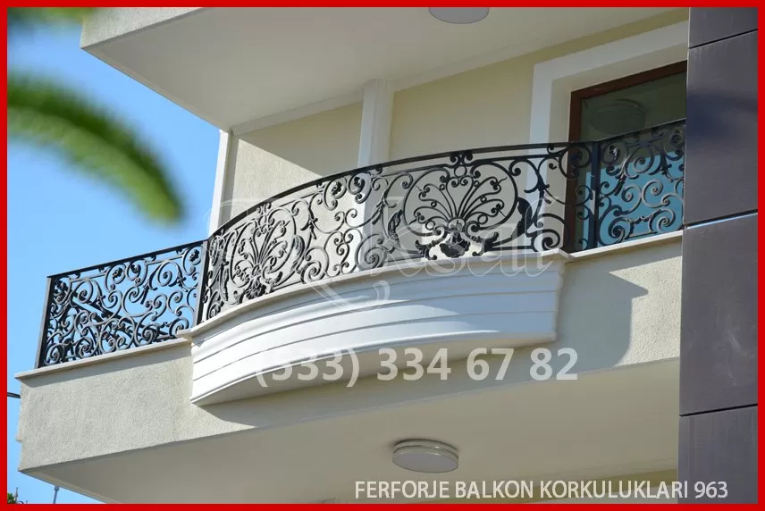 Ferforje Balkon Korkulukları 963