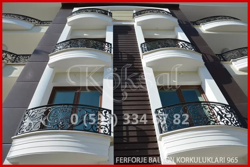 Ferforje Balkon Korkulukları 965