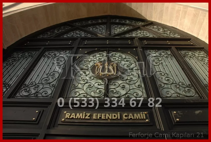 Ferforje Cami Kapıları 21