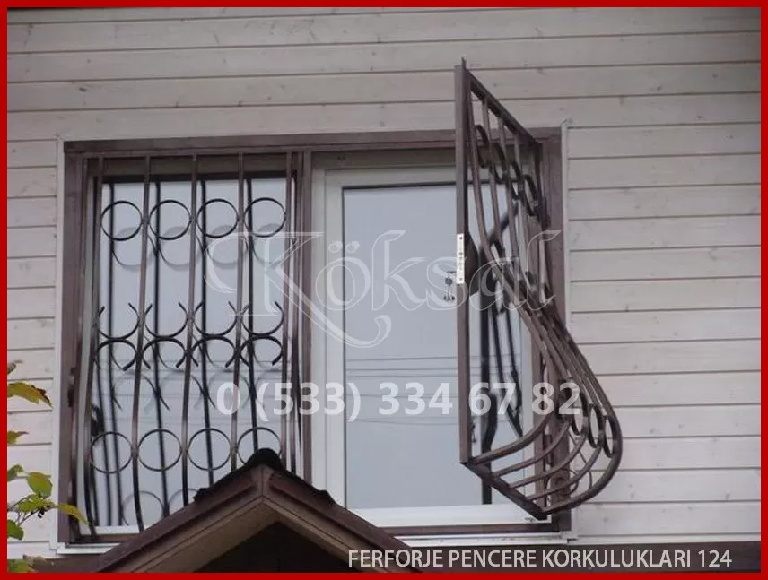 Ferforje Pencere Korkulukları 124