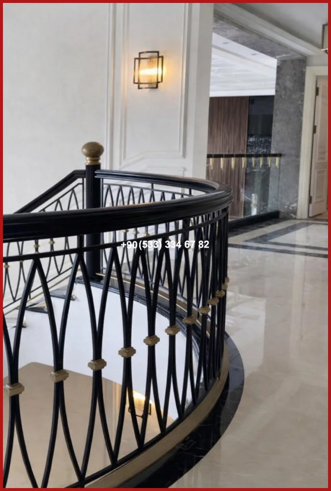 MERDİVEN KORKULUKLARI- MERDİVEN KORKULUK TASARIMI uyg19327