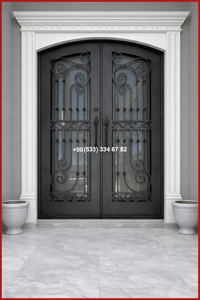 VİLLA KAPILARI-FERFORJE VİLLA KAPILAR-VİLLA GİRİŞ KAPILAR uyg19025