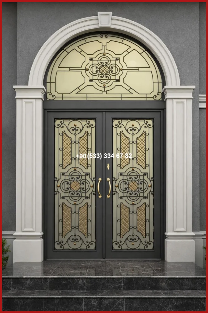 VİLLA KAPILARI-FERFORJE VİLLA KAPILAR-VİLLA GİRİŞ KAPILAR uyg19027
