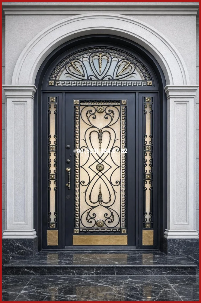 VİLLA KAPILARI-FERFORJE VİLLA KAPILAR-VİLLA GİRİŞ KAPILAR uyg19031