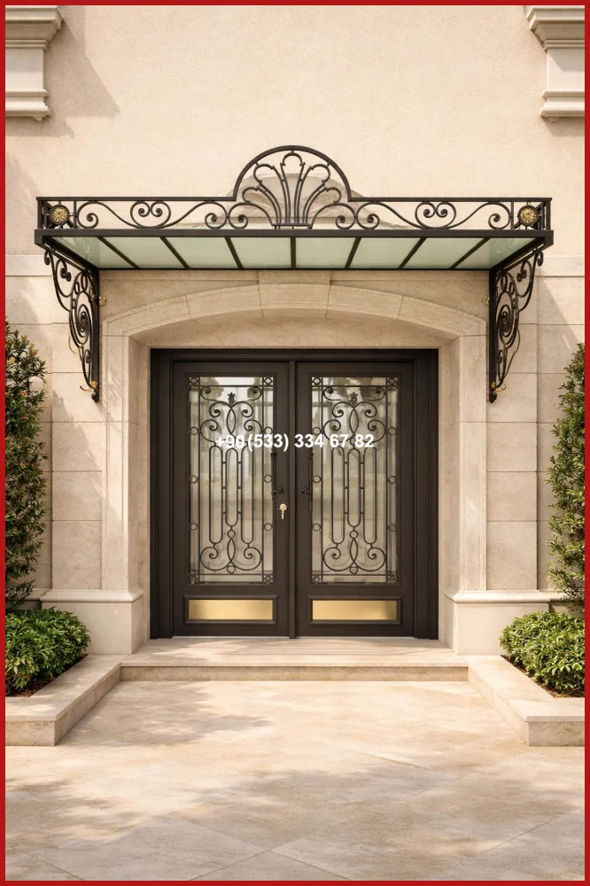 VİLLA KAPILARI-FERFORJE VİLLA KAPILAR-VİLLA GİRİŞ KAPILAR uyg19225