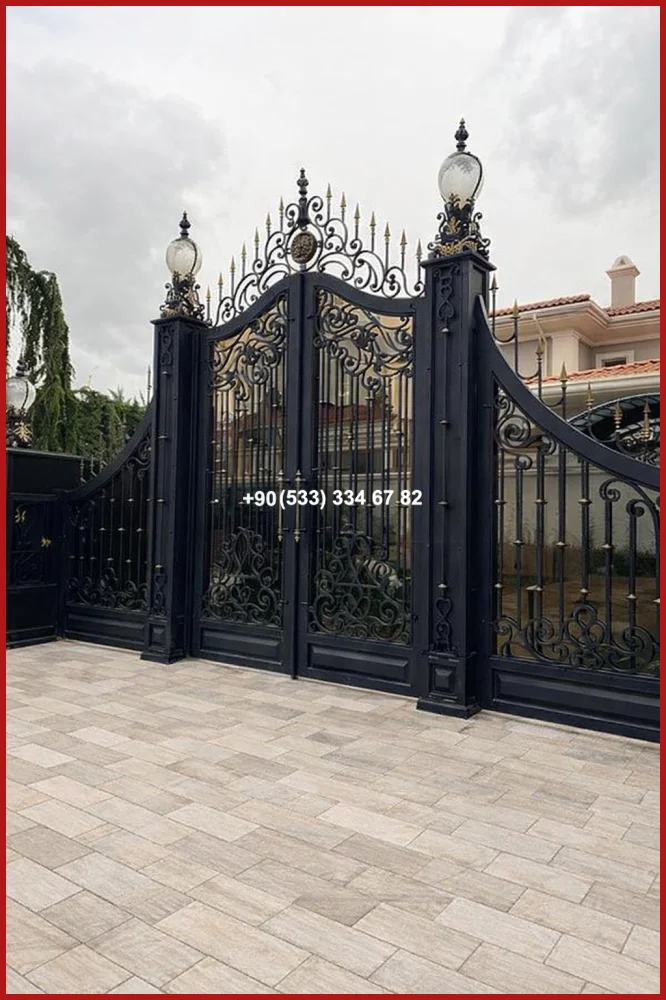 VİLLA KAPILARI-FERFORJE VİLLA KAPILAR-VİLLA GİRİŞ KAPILAR uyg19229