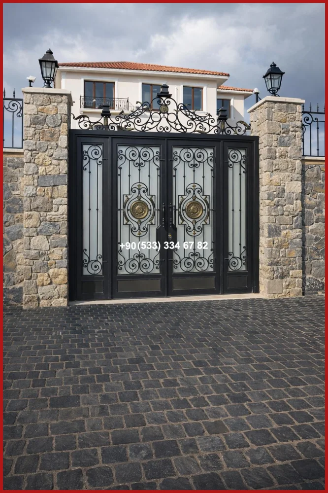 VİLLA KAPILARI-FERFORJE VİLLA KAPILAR-VİLLA GİRİŞ KAPILAR uyg19230