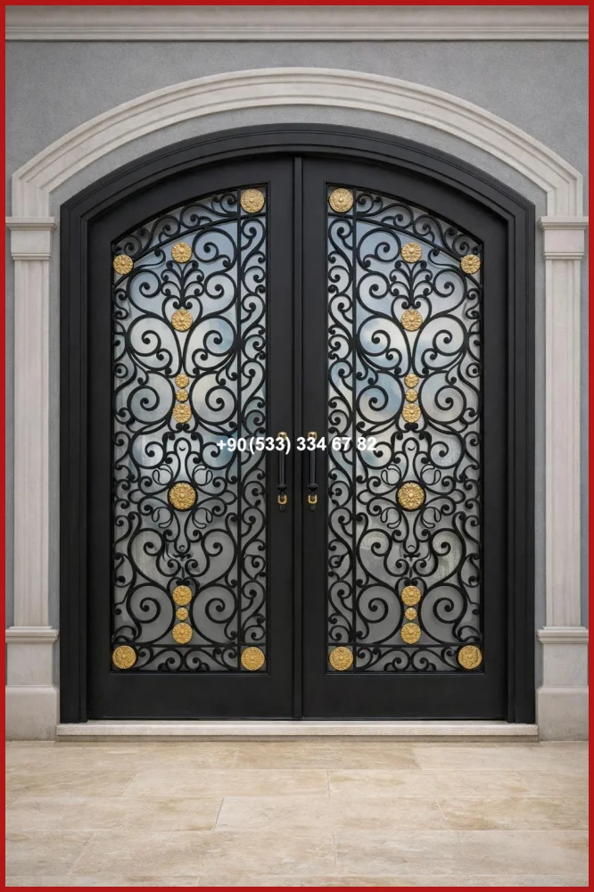 VİLLA KAPILARI-FERFORJE VİLLA KAPILAR-VİLLA GİRİŞ KAPILAR uyg19231
