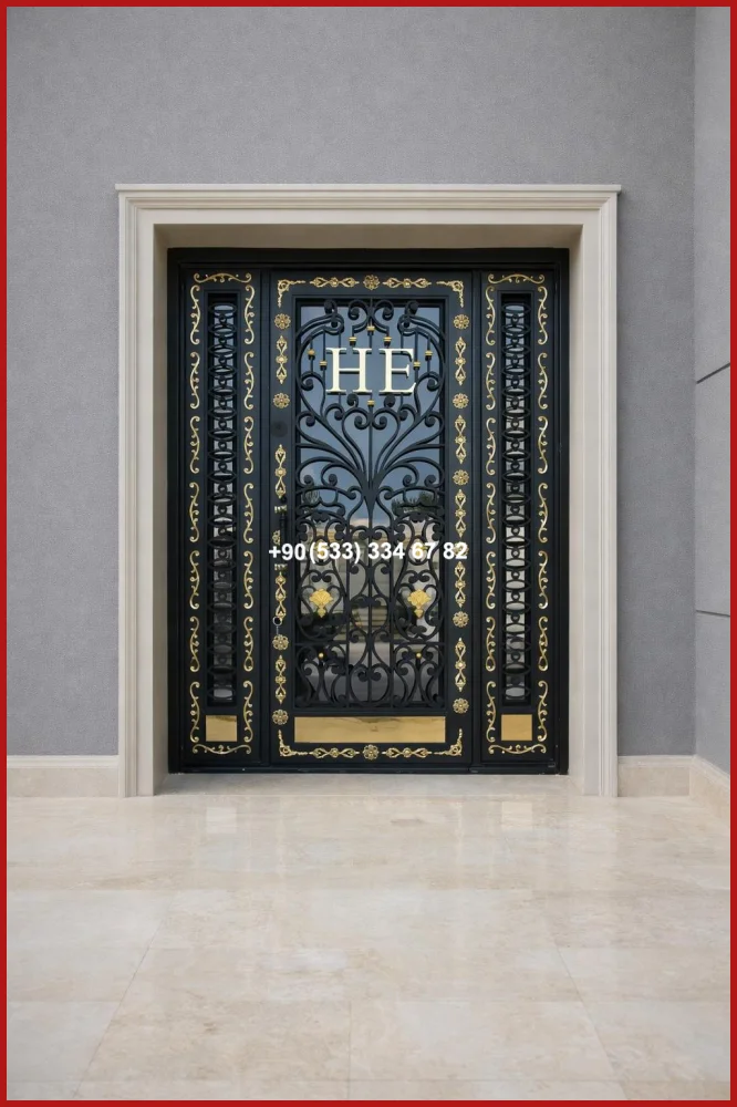 VİLLA KAPILARI-FERFORJE VİLLA KAPILAR-VİLLA GİRİŞ KAPILAR uyg19232