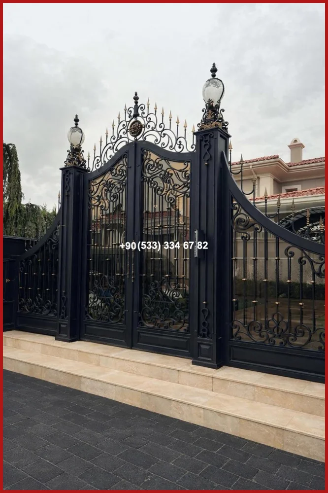 VİLLA KAPILARI-FERFORJE VİLLA KAPILAR-VİLLA GİRİŞ KAPILAR uyg19235