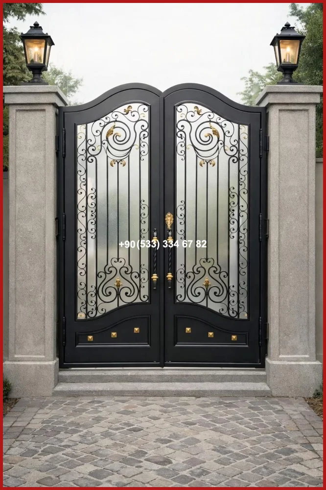 VİLLA KAPILARI-FERFORJE VİLLA KAPILAR-VİLLA GİRİŞ KAPILAR uyg19237