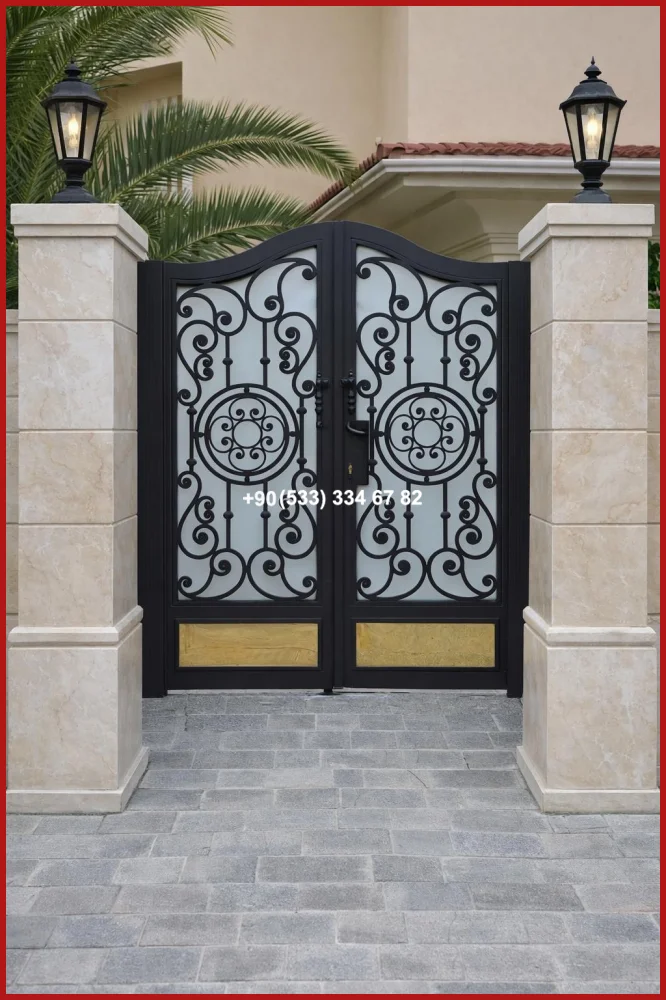 VİLLA KAPILARI-FERFORJE VİLLA KAPILAR-VİLLA GİRİŞ KAPILAR uyg19238