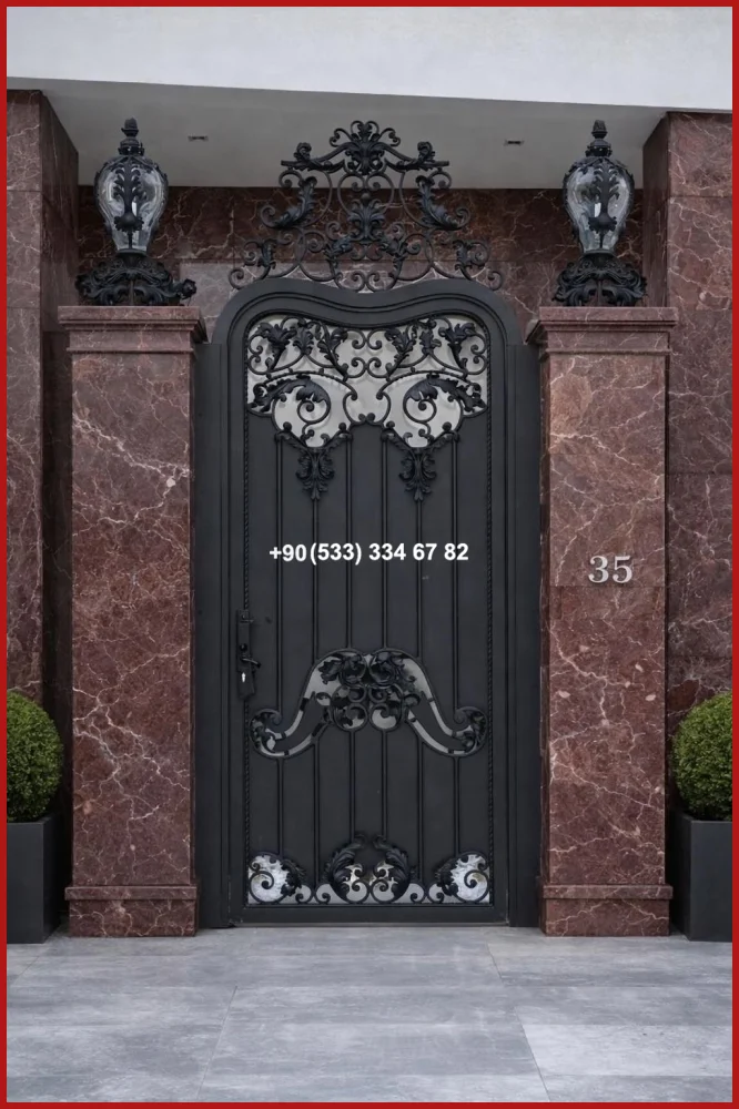 VİLLA KAPILARI-FERFORJE VİLLA KAPILAR-VİLLA GİRİŞ KAPILAR uyg19330