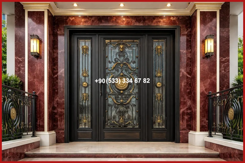 VİLLA KAPILARI-FERFORJE VİLLA KAPILAR-VİLLA GİRİŞ KAPILAR uyg19331