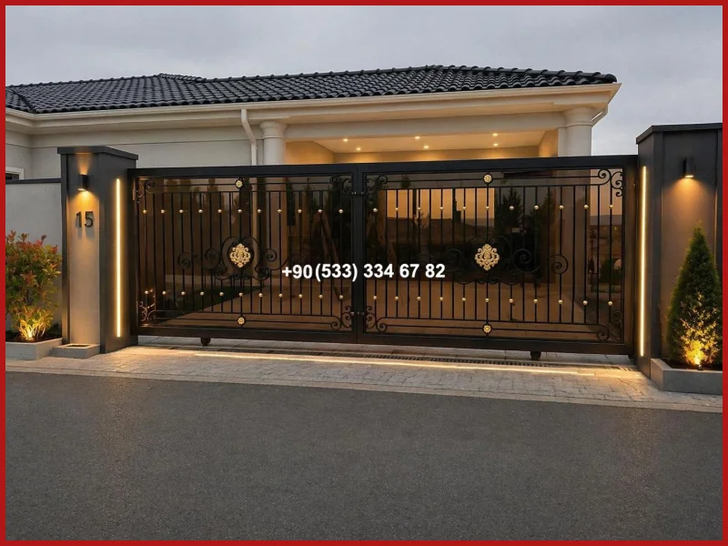 VİLLA KAPILARI-FERFORJE VİLLA KAPILAR-VİLLA GİRİŞ KAPILAR uyg19339
